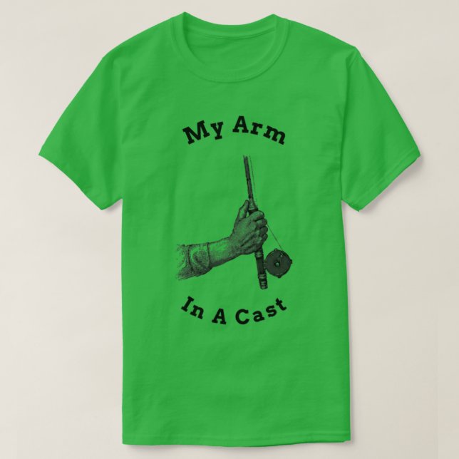 Mein Arm in einer Kiste T-Shirt (Design vorne)