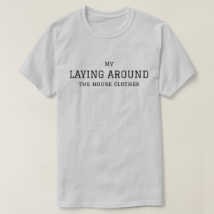 Mein Aufenthalt um die Kleidung des Hauses, einfac T-Shirt