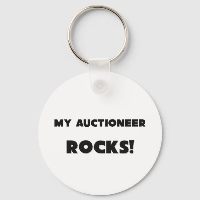 MEIN Auktionator ROCKS! Schlüsselanhänger (Vorderseite)