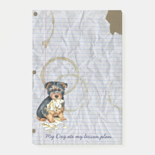 Mein australischer Terrier Ate My Lessingplan Post-it Klebezettel