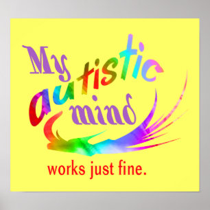 Mein Autistic Mind Poster