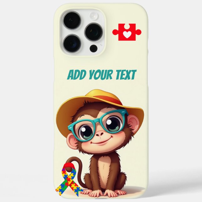 Mein Autistischer niedlicher Affe Case-Mate iPhone Hülle (Rückseite)