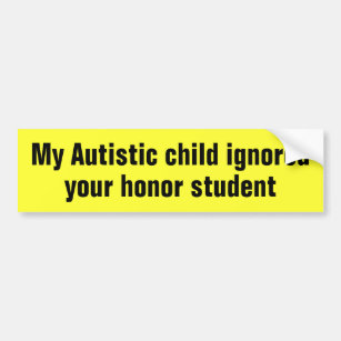 Mein autistisches Kind ignorierte Ihren Autoaufkleber