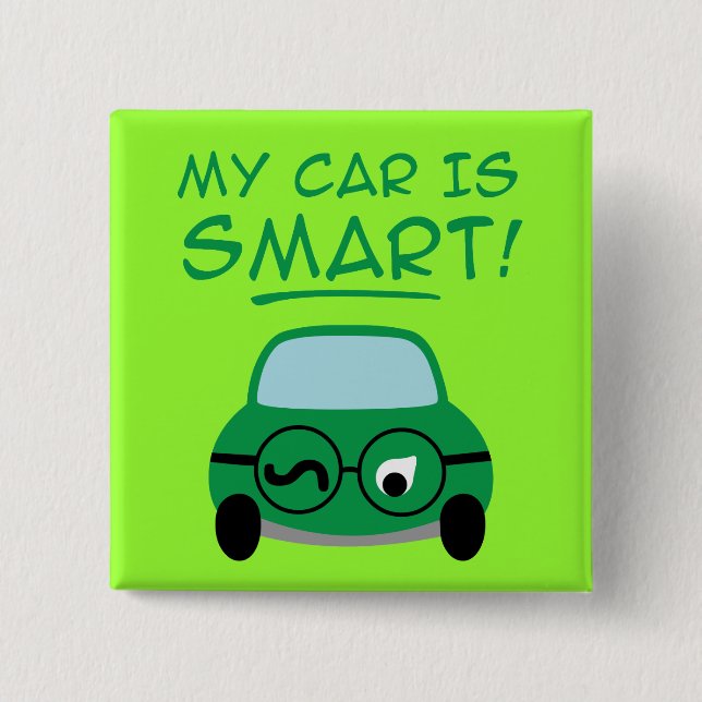 Mein Auto ist intelligent Button (Vorderseite)