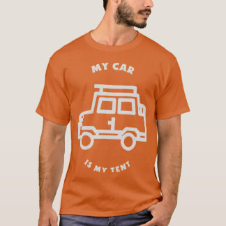Mein Auto ist mein Auto-Camping-Geschenk T-Shirt