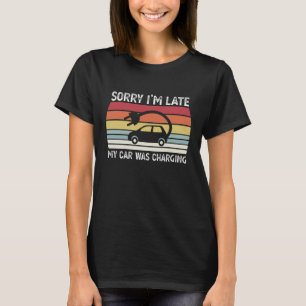 Mein Auto laste Funny Electric Vehicle EV Geschenk T-Shirt