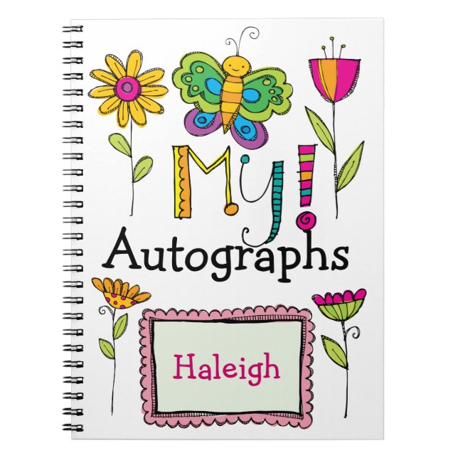 Mein Autograph Book - SRF Notizblock (Vorderseite)