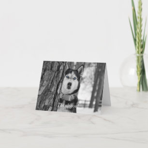 Mein Baby Blue Eyes Dankeskarte