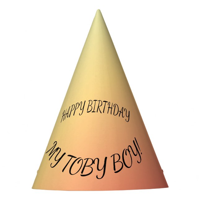 Mein Baby Hund ist zum Geburtstag Partyhütchen (Vorderseite)