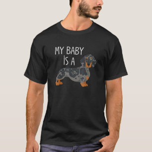 Mein Baby ist eine Dackel-Apfelhund-Mama T-Shirt