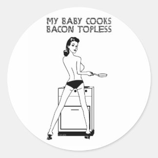 Mein Baby kocht Bacon Stickers