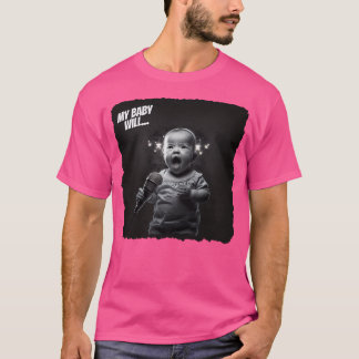 Mein Baby wird Sänger. Das schöne Baby T-Shirt