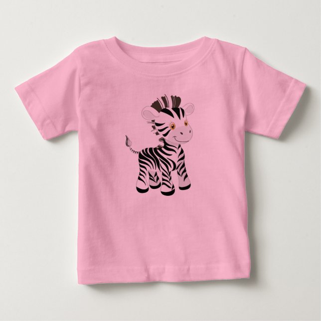 Mein Baby Zebra T-shirt (Vorderseite)