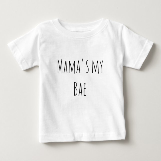 Mein bae Mutter bestselling Hipster trendy Baby T-shirt (Vorderseite)