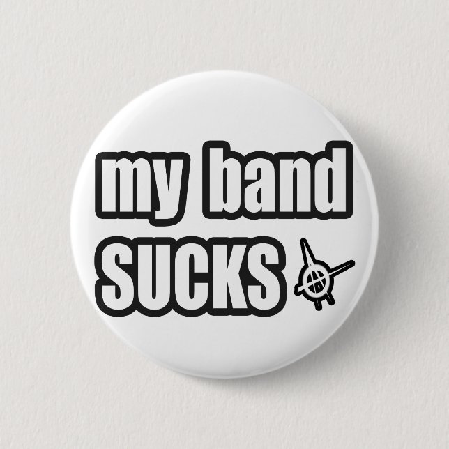 mein Band IST ZUM KOTZEN Button (Vorderseite)