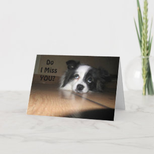 "MEIN BARK IST BROKE" MISST ICH UNS SO VIEL! KARTE