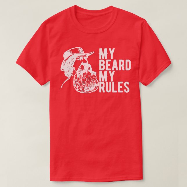 Mein Bart My Rules Classic TShirt (Design vorne)