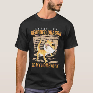 Mein bärtiger Drache aß meine Hausaufgaben Reptile T-Shirt