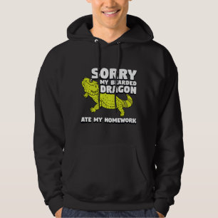 Mein bärtiger Drache hat meine Hausaufgaben Pogona Hoodie