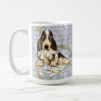 Mein Basset Ate my Lessingplan Tasse