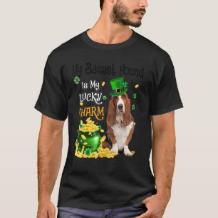 Mein Basset Hound ist mein glücklicher Niedlicher  T-Shirt