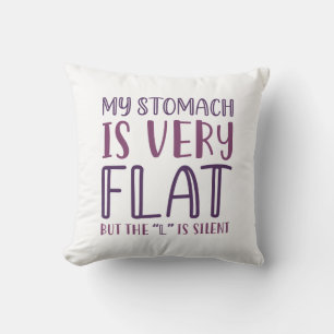 Mein Bauch Ist Sehr Flach Kissen