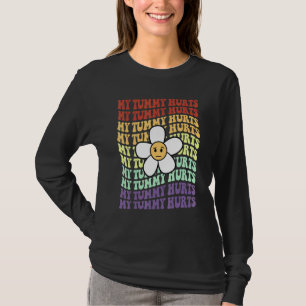 Mein Bauch Tut Weh Bauchweh-Überlebender Retro-Son T-Shirt