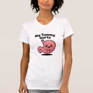 Mein Bauch tut weh Lustige süße Aussage T-Shirt