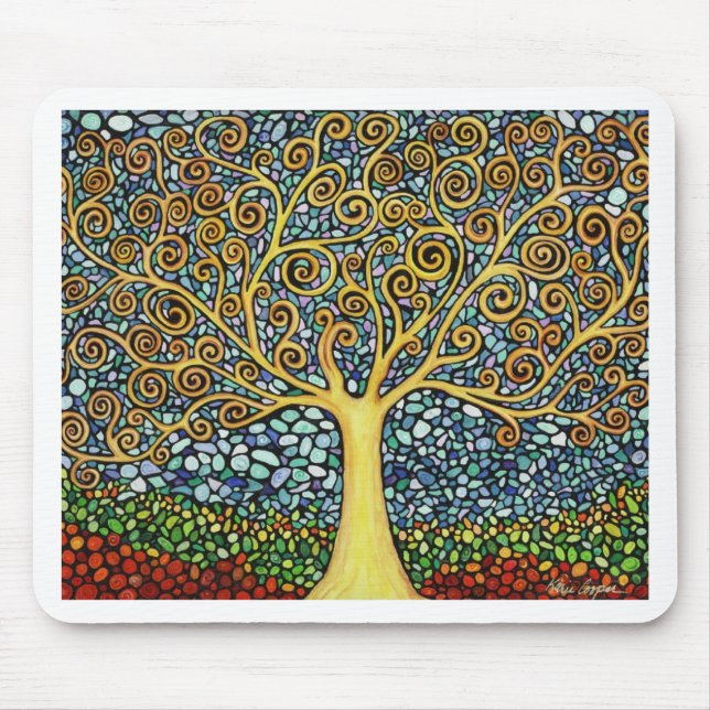 Mein Baum des Lebens Mousepad (Vorne)