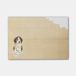 Mein Beagle aß meine Hausaufgaben Post-it Klebezettel