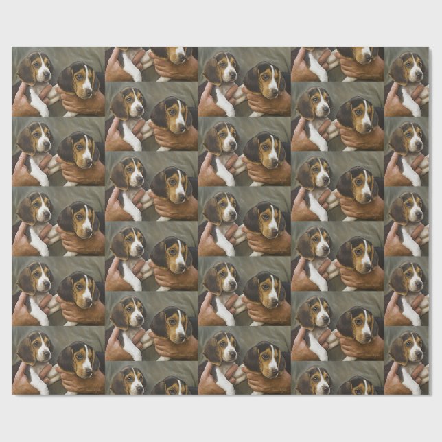 Mein Beagle Buddies Geschenkpapier (Flach)