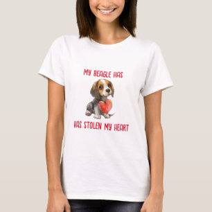 Mein Beagle hat mir das Herz gestohlen T-Shirt