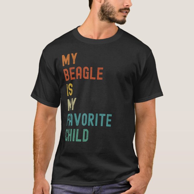 Mein Beagle ist mein Liebling. Child Funny Dog Lov T-Shirt (Vorderseite)