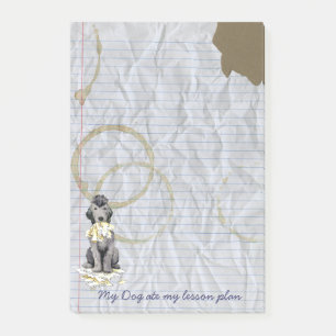 Mein Bedlington Ate My Lesson Plan Post-it Notes Klebezettel
