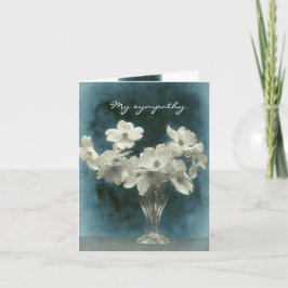 Mein Beileid: Dogwood blüht groß und klein Karte