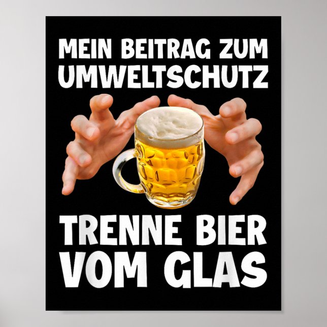 Mein Beitrag zum Umweltschutz Poster (Vorne)