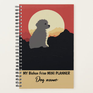 Mein benutzerdefinierter Hundename Bichon Frise Po Planer