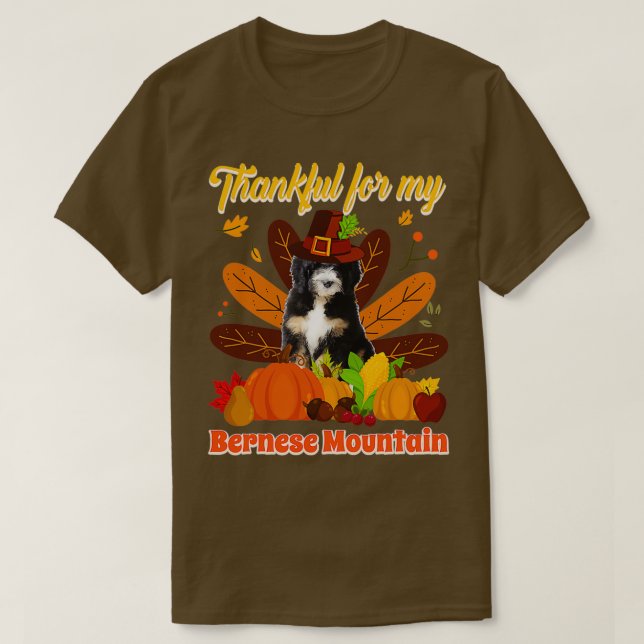 Mein Berner Hund dankt T-Shirt (Design vorne)