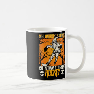 Mein Besen brach, also spiele ich jetzt Hockey Eis Kaffeetasse