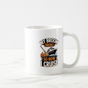 Mein Besen ist kaputt, also fahre ich jetzt mit de Kaffeetasse