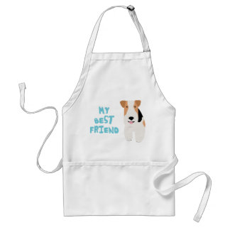 Mein bester Freund-Draht-Foxterrier Schürze