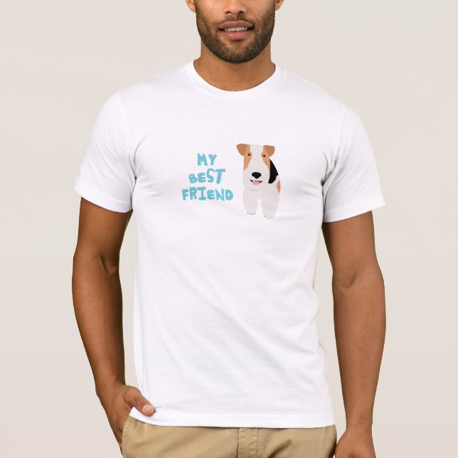 Mein bester Freund-Draht-Foxterrier T-Shirt (Vorderseite)