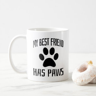 Mein bester Freund hat Pfoten - Hundefreunde Kaffeetasse