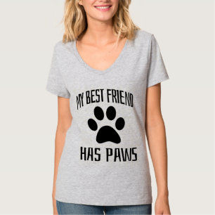 Mein bester Freund hat Pfoten - Hundefreunde T-Shirt