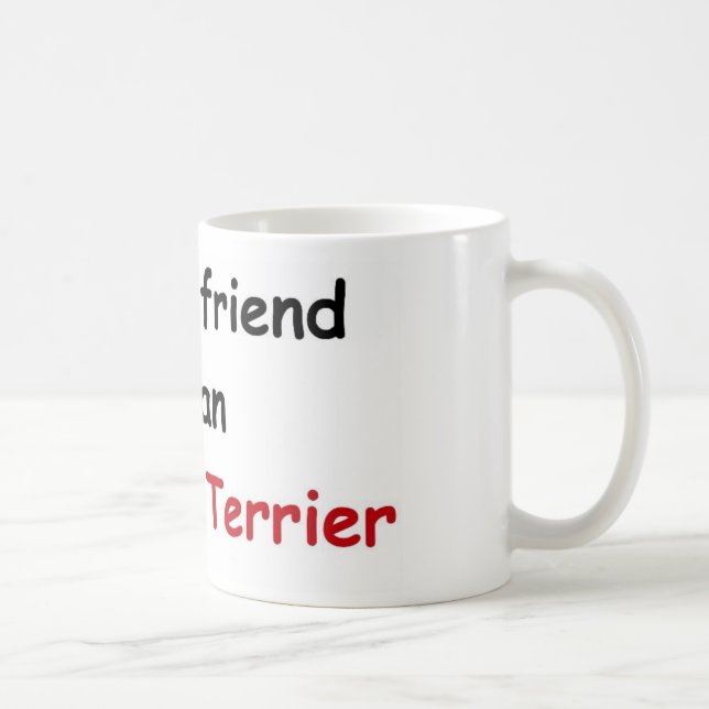 Mein bester Freund ist Airedale Terrier Tasse (Rechts)