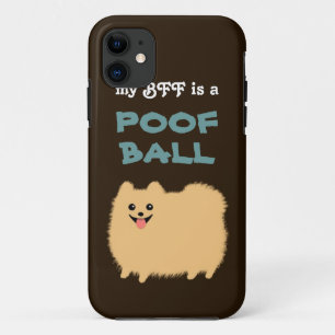 Mein bester Freund ist ein Flauschball - Süßer Pom iPhone 11 Hülle