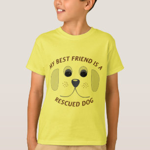 Mein bester Freund ist ein geretteter Hund T-Shirt