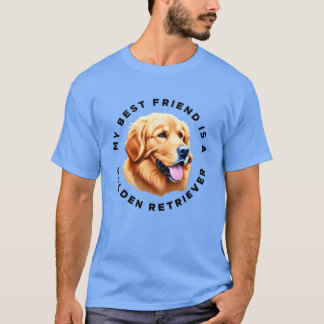 Mein bester Freund ist ein goldener Retriever Jung T-Shirt