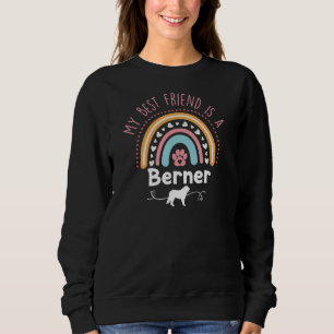 Mein bester Freund ist ein Niedlicher Berner-Hunde Sweatshirt