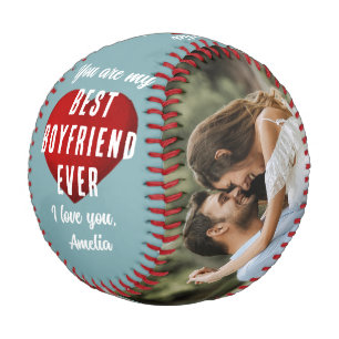Mein bester Freund je Rotes Herz 2 Fotos Baseball